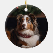 Ornement de Noël du berger australien (Dos)