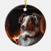 Ornement de Noël du berger australien (Devant)