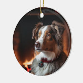 Ornement de Noël du berger australien (Gauche)