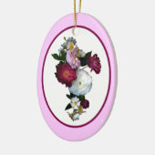 Ornement de Noël du Bouquet de Rose (Gauche)