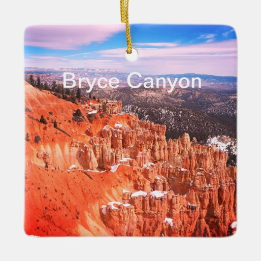Ornement de Noël du canyon de Bryce (Devant)