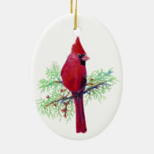 Ornement de Noël du cardinal (Dos)