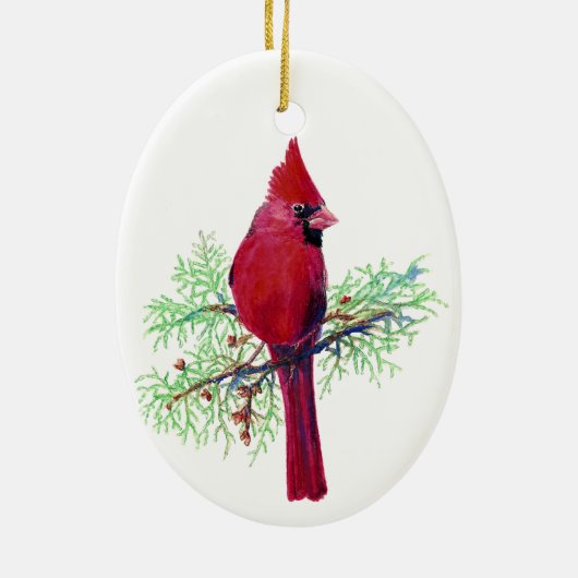 Ornement de Noël du cardinal (Dos)