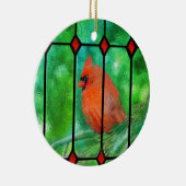 Ornement de Noël du cardinal rouge (Droite)