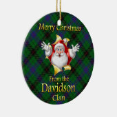 Ornement de Noël du Clan Davidson écossais (Droite)