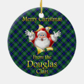 Ornement de Noël du clan écossais Douglas (Dos)