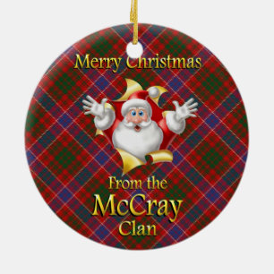 Ornement de Noël du clan écossais McCray
