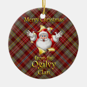 Ornement de Noël du clan écossais Ogilvy