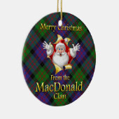 Ornement de Noël du Clan MacDonald d'Écosse (Droite)