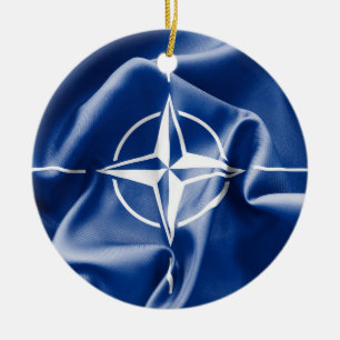 Ornement de Noël du drapeau de l'OTAN