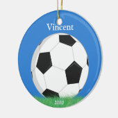 Ornement de Noël du football (Gauche)