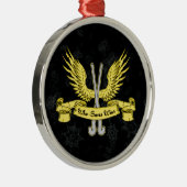 Ornement de Noël du gardien de but de hockey (Droite)