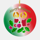 Ornement de Noël du Michigan (Dos)