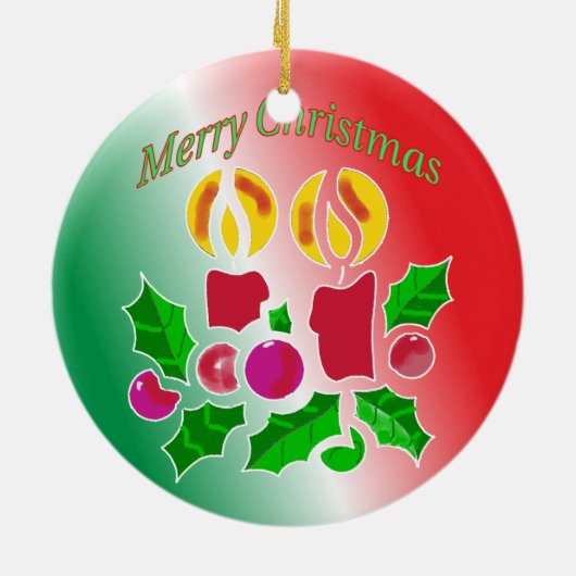 Ornement de Noël du Michigan (Dos)