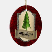Ornement de Noël du Michigan (Droite)