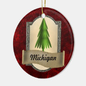 Ornement de Noël du Michigan (Gauche)