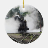 Ornement de Noël du moteur à vapeur (Dos)