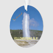 Ornement de Noël du parc national Yellowstone (devant)