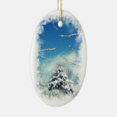 Ornement de Noël du pays des merveilles d'hiver (Droite)