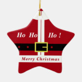 Ornement de Noël du Père Noël (Devant)