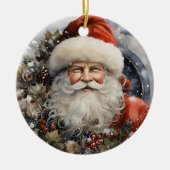 Ornement de Noël du Père Noël (Devant)