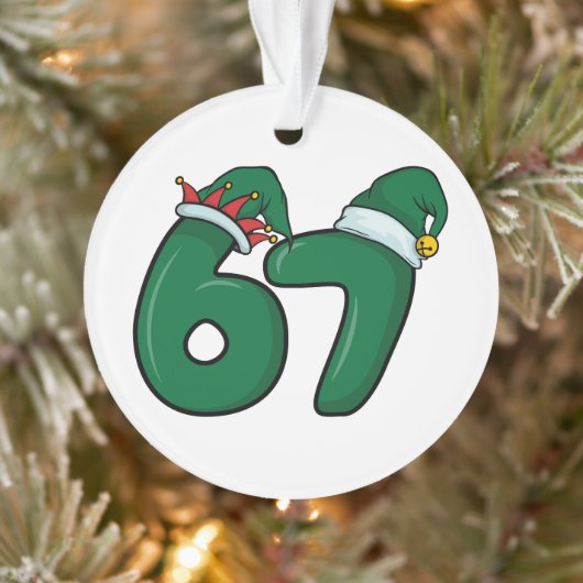 Ornement de Noël du Père Noël 67 Elfes (Arbre)