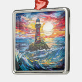 Ornement de Noël du phare (Gauche)