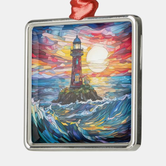 Ornement de Noël du phare (Gauche)