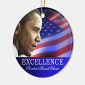 Ornement de Noël du Président Barack Obama (Gauche)
