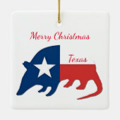 Ornement de Noël du Texas (Dos)