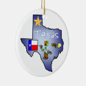 Ornement de Noël du Texas (Droite)