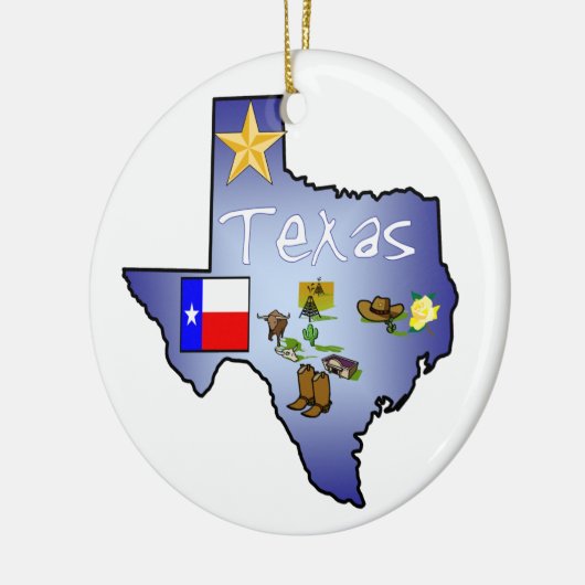 Ornement de Noël du Texas (Gauche)