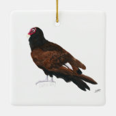 Ornement de Noël du vautour de Turquie (Dos)
