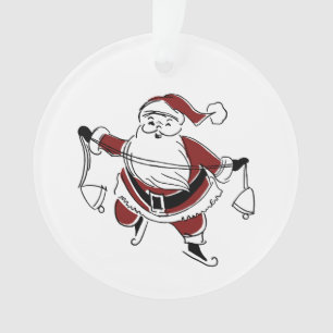 Ornement de Noël en acrylique représentant un Père