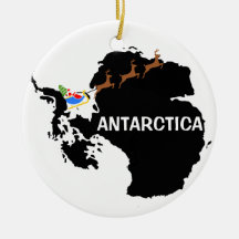 Ornement de Noël en Antarctique