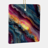 Ornement de Noël en billes d'agate (Droite)