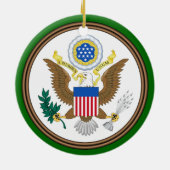 Ornement de Noël en Caroline du Nord (Dos)