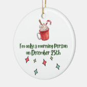 Ornement de Noël en céramique (Gauche)