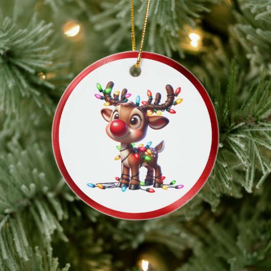 Ornement de Noël en céramique (Arbre)