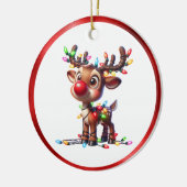 Ornement de Noël en céramique (Gauche)