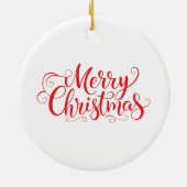 Ornement de Noël en céramique (Dos)