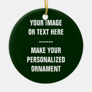 Ornement de Noël en céramique avec photo télécharg