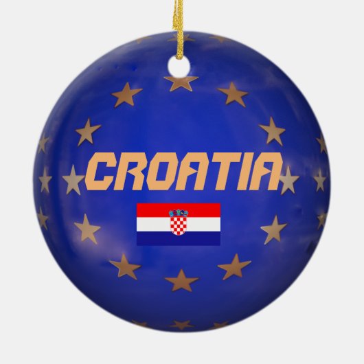 Ornement de Noël en Croatie (Dos)