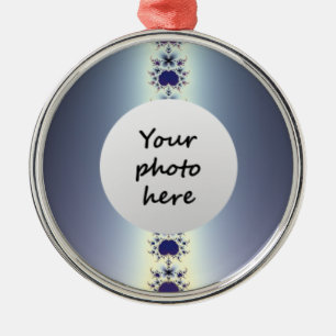 Ornement de Noël en forme de collier violet pour s