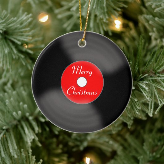 Ornement de Noël en forme de disque (Arbre)