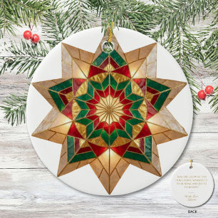 Ornement de Noël en forme d'étoile Parol philippin