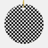 Ornement de Noël en noir et blanc (Dos)