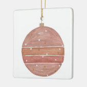 Ornement de Noël en or rose (Gauche)