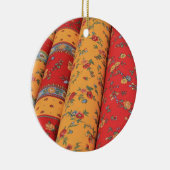 Ornement de Noël en textile provençal (Droite)