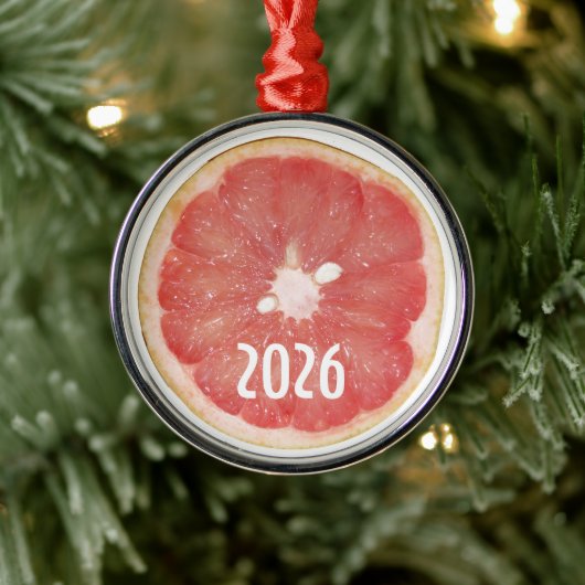 Ornement de Noël en tranche de pamplemousse (Arbre)